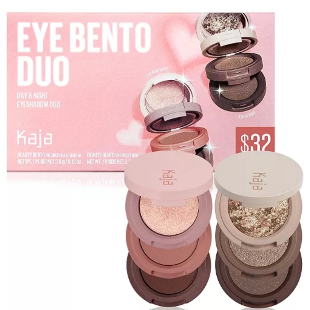 Eye Bento Duo Eyeshadow - Pink and Brown